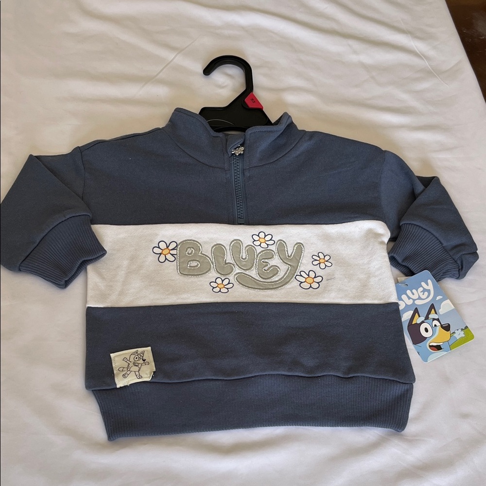 Bluey Branded Navy Toddler Sweatshirt